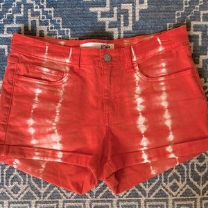 Tie-Dye Orange shorts